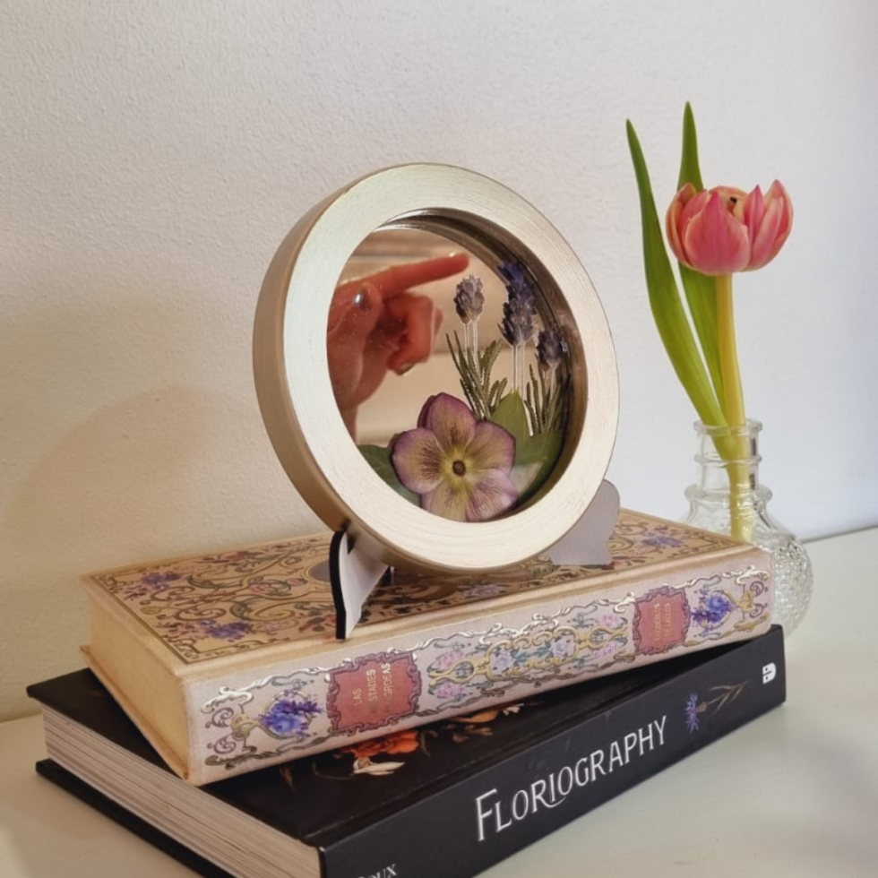 Taller Especial • Espejo con flores • 20 Dic - Imagen 5