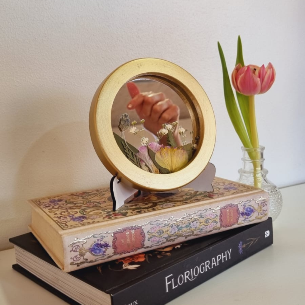Taller Especial • Espejo con flores • 20 Dic - Imagen 4
