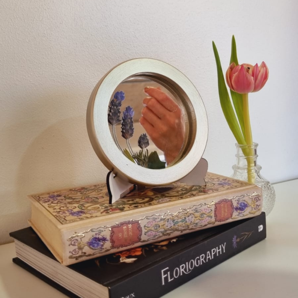 Taller Especial • Espejo con flores • 20 Dic - Imagen 3