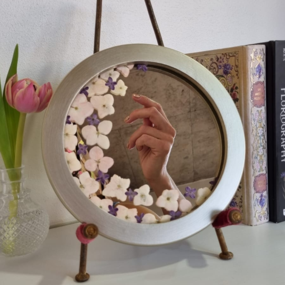 Taller Especial • Espejo con flores • 20 Dic - Imagen 2