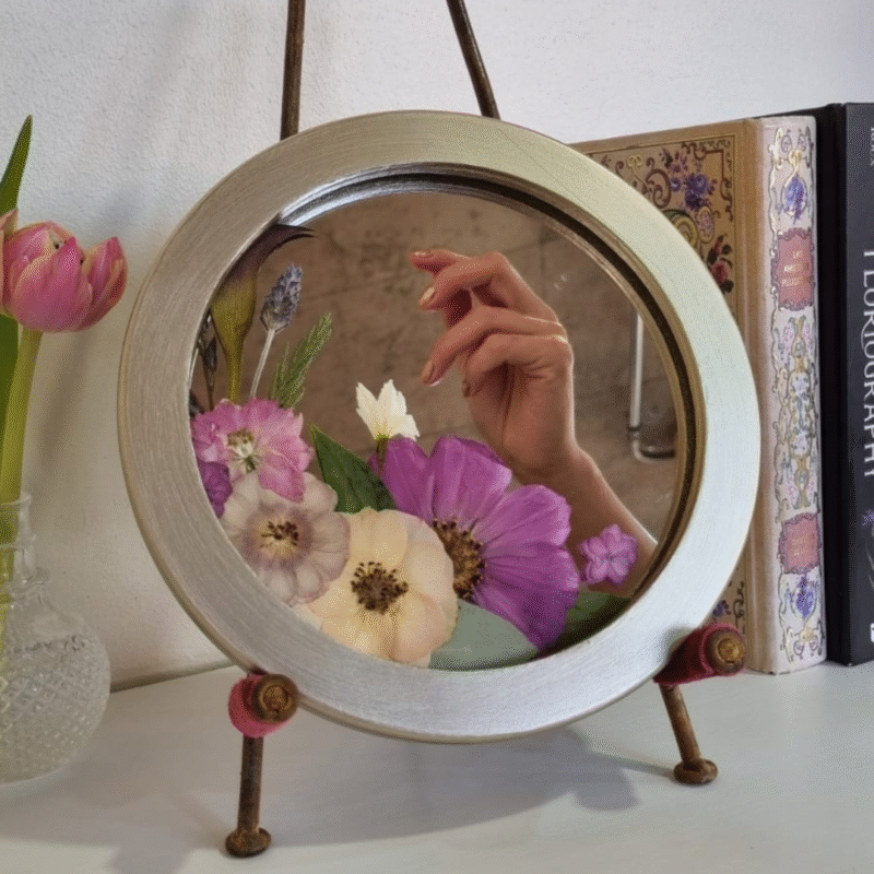 Taller Especial • Espejo con flores • 20 Dic