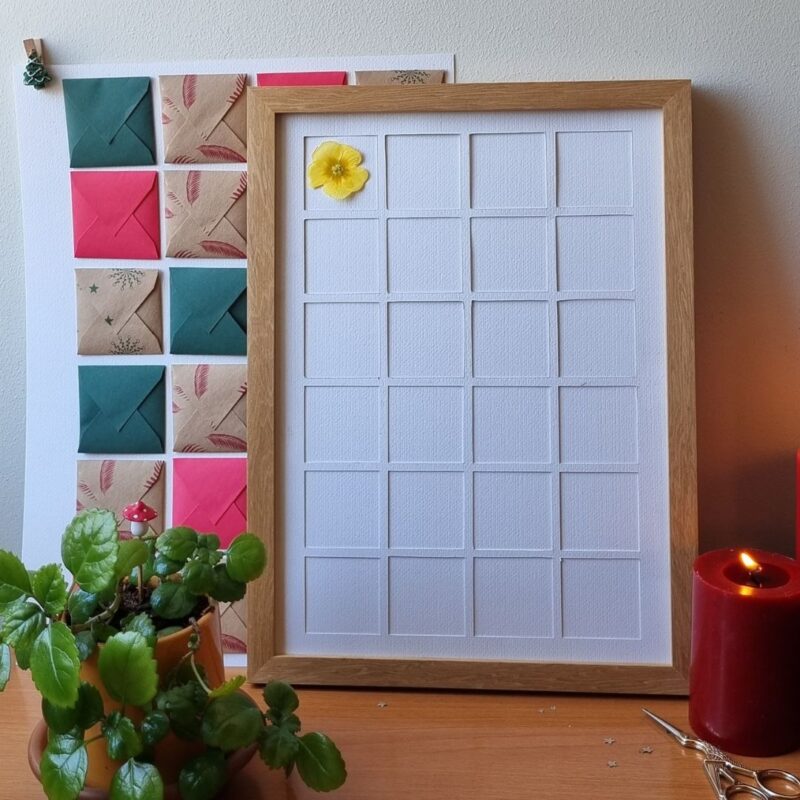 Manualidad • Cuadro de Cuadrados • 40x30 cm - Imagen 7