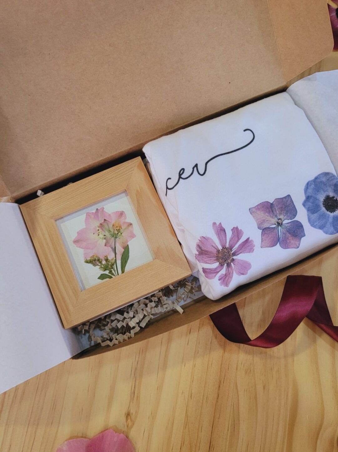 Pack 1+1 • Polera floral y Cuadro Petit Sorpresa - Imagen 3