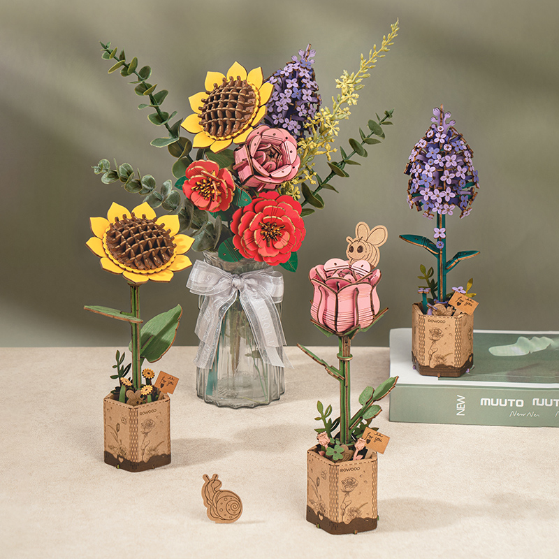 PUZLE DE FLOR 3D