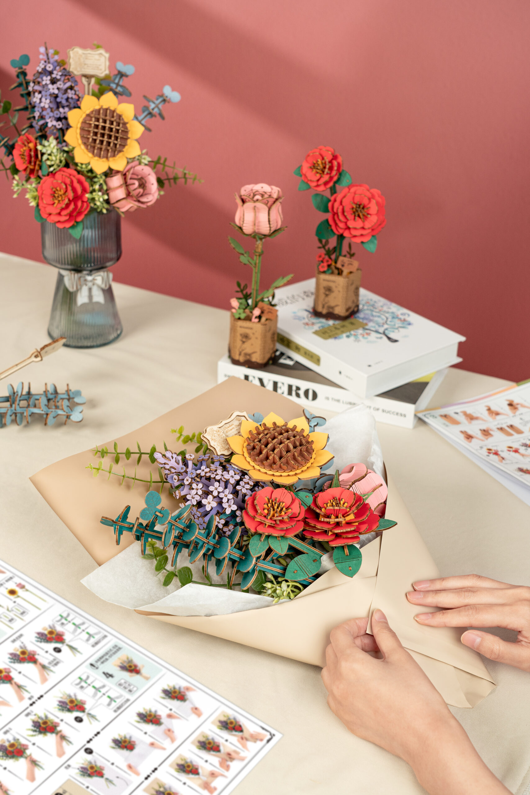 PUZLE DE BOUQUET DE FLORES 3D - Imagen 3