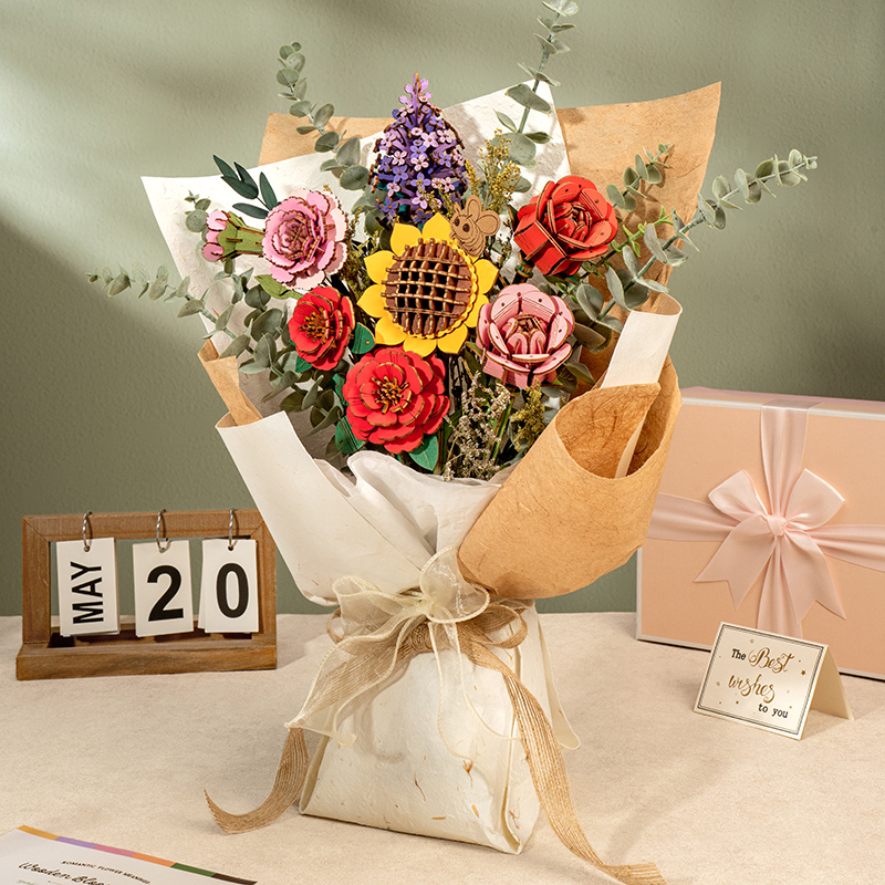 PUZLE DE BOUQUET DE FLORES 3D