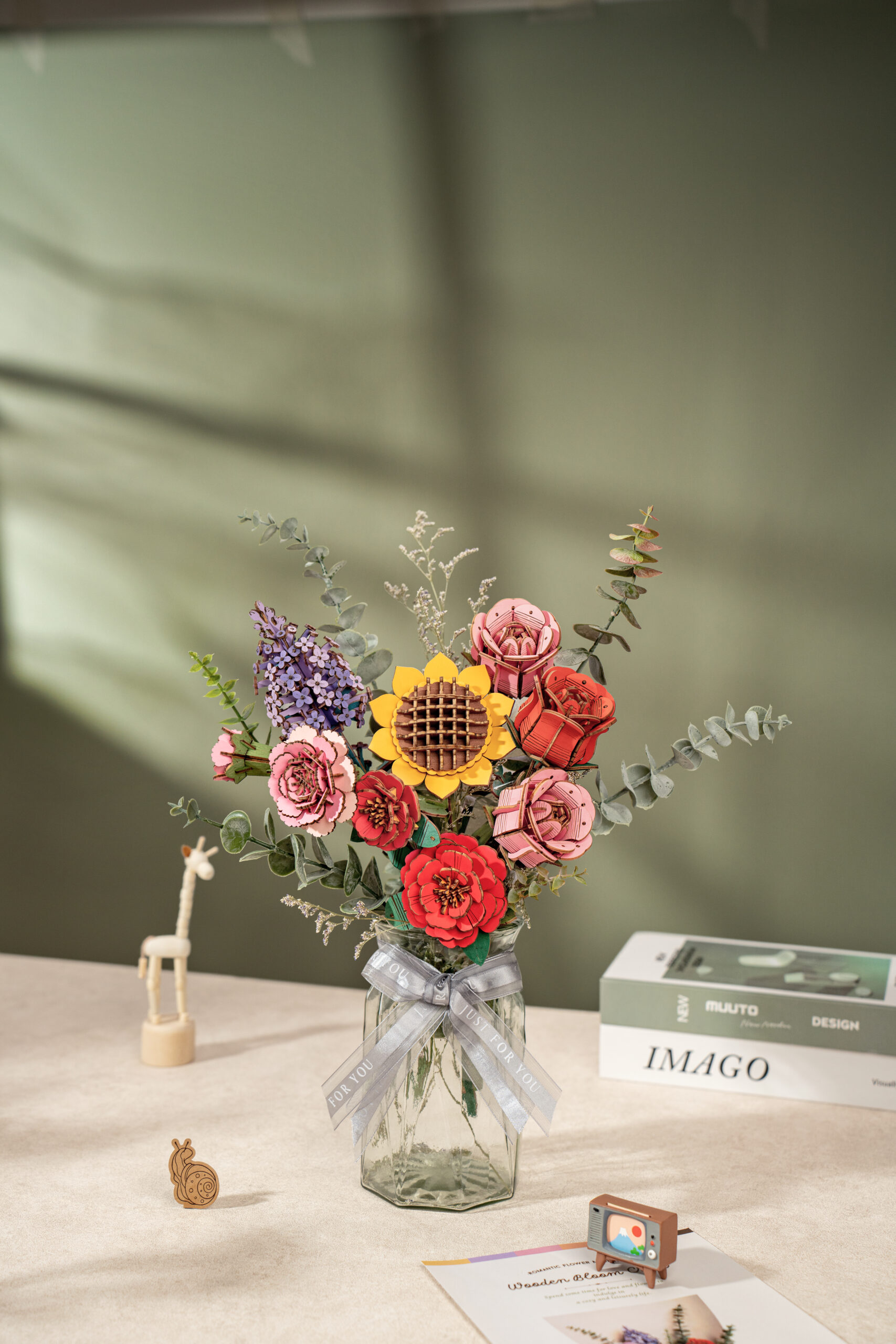 PUZLE DE BOUQUET DE FLORES 3D - Imagen 2